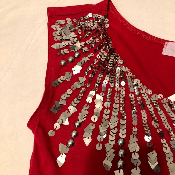 Red mini dress - Picture 5 of 5